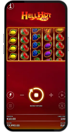 Avviare i rulli o il gioco automatico in Hell Hot 100 Demo